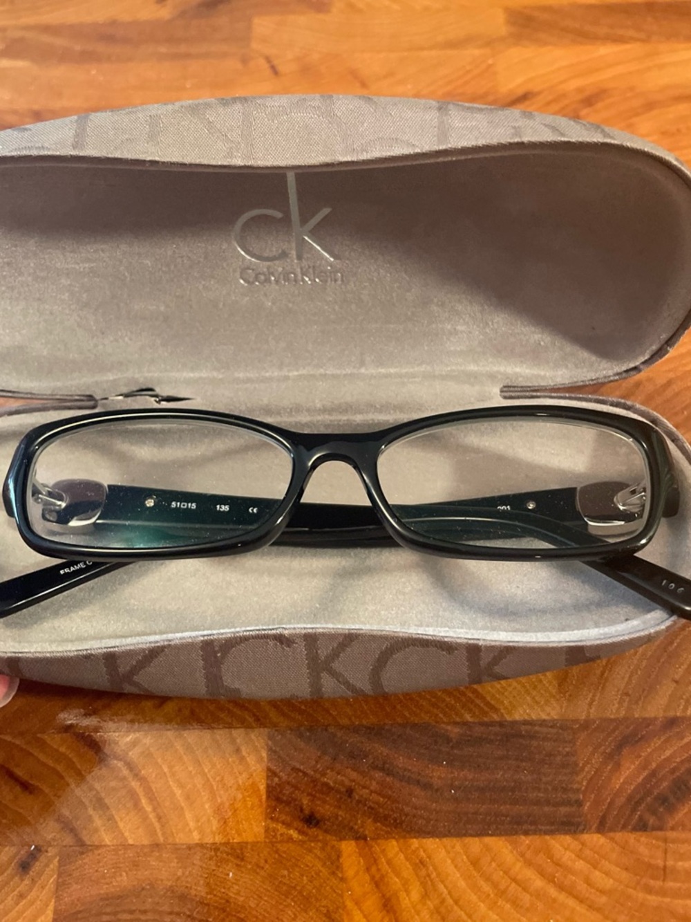Vintage Calvin Klein Black Eyeglasses Frames. For Frames Only! Case Included
